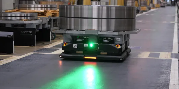 Maximising labour productivity and material movement in Manufacturing with AMR’s
